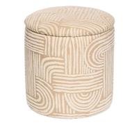 ATMOSPHERA CREATEUR D'INTERIEUR - Puf Nubo Beige 31 x 34 cm