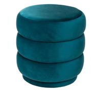 ATMOSPHERA CREATEUR D'INTERIEUR Puff «sinan» Azul Terciopelo