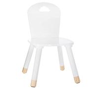 Atmosphera Silla infantil Douceur – MDF blanca decorativa 28x50x28 cm