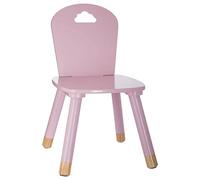 ATMOSPHERA CREATEUR D'INTERIEUR Silla de Madera para niños-Decoración Nube-Color Rosa, L. 28 x l. 50 x H. 28 cm