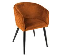 Atmosphera - Sillón «Marlo» de Terciopelo ámbar