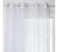 Atmosphera Tela Voile Devo Leaf Blanco