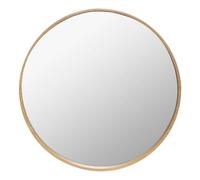 Atmosphera - Espejo de Pared Redondo Letizia de 68 cm - Marco con Efecto Madera, Estilo escandinavo - para salón, Dormitorio o Pasillo