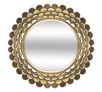 Atmosphera - Espejo 'Fleur' - Metal Dorado D. 91 cm