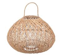Atmosphera - Farol Lour Metal y ratán - H27 cm