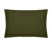 Atmosphera - Funda de Almohada Carina algodón 50x70cm Verde Caqui