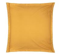 Atmosphera - Funda de Almohada de algodón - Amarillo Mostaza 63 x 63 cm