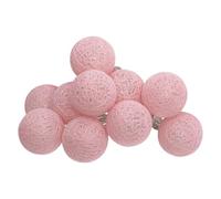 Atmosphera - Guirnalda led a pilas "tara" 10 bolas luminosas l165cm - Rosa