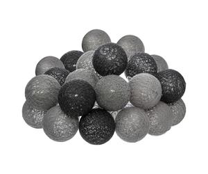 Atmosphera - Guirnalda led sector "smoky" 20 bolas d6cm