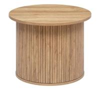 Atmosphera Interior Designer - Mesa de Centro Colva con Efecto Madera - Mesa Auxiliar para Dormitorio, salón y Oficina - 60 cm de Profundidad x 45 cm de Alto