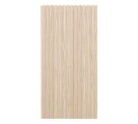 Atmosphera Interior Designer - Panel Decorativo de Lamas de Madera - 120x60cm - Beige sobre Fondo Gris - Reducción de Ruido - Entrada, Dormitorio, salón