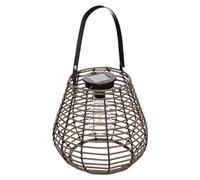 Atmosphera JJ1210 - Lámpara solar "Viky" H26 marrón tonka