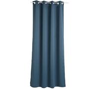 Atmosphera - juego de 2 cortinas opacas - azul pato - 135x240 cm