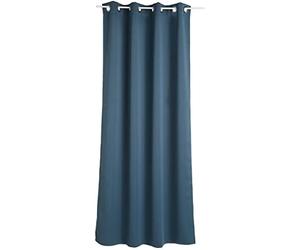 Atmosphera - juego de 2 cortinas opacas - azul pato - 135x240 cm