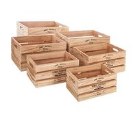 Atmosphera - "Juego de 6 cajas ""Facto"" - madera"