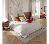 Atmosphera - Juego de Cama de «tufting» de algodón Lavado - Marfil 260 x 240 cm