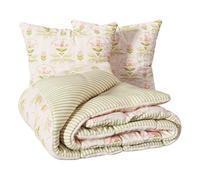 Atmosphera - Juego de Cama Estampado de algodón Fleur de Rose 240x220cm