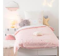 Atmosphera Juego de cama infantil Chat algodón 141x200 cm Rosa