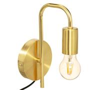 Atmosphera Keli - Aplique de pared (metal y cobre, D12 cm), color dorado