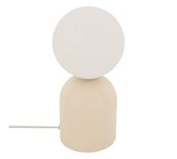 Atmosphera - Lámpara bessie esférica, 25 cm de altura - Beige