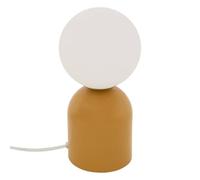 Atmosphera - Lámpara bessie esférica, 25 cm de altura - Castaño