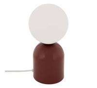 Atmosphera - Lámpara bessie esférica, 25 cm de altura - Roja