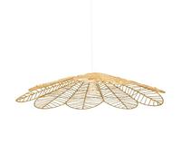 Atmosphera - Lámpara colgante Folk - Pantalla de papel D98cm - Bombilla no incluida E27 40W - Iluminación para salón, oficina, dormitorio y cocina