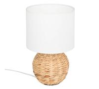 Atmosphera - Lámpara de mesa "sand" jacinto beige h37cm