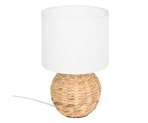 Atmosphera - Lámpara de mesa "sand" jacinto beige h37cm