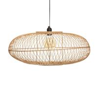 Atmosphera - Lámpara de suspensión «Loren» - bambú D60 cm