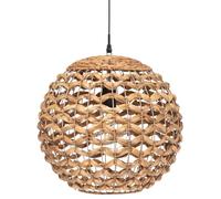 Atmosphera - Lámpara de suspensión «Sand» - fibra natural D38 cm