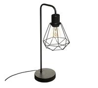 Factory Cuadros Lámpara de Mesa Bonn de Metal Negro 46cm - Diseño Moderno