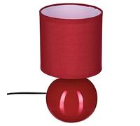 Atmosphera - Lámpara 'Timeo' roja - cerámica A. 25 cm