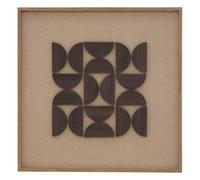Atmosphera - Lienzo 3d nyer cuadrado, 60 x 60 cm, color beige