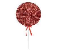 Atmosphera - Piruleta de poliestireno d.30cmxh.60cm roja
