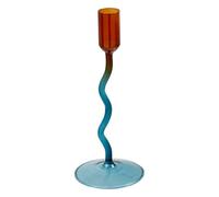 Atmosphera - Portavelas homy h. 20 cm - Azul