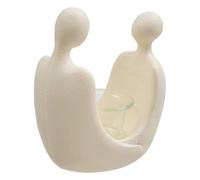 Atmosphera - Portavelas Mora h. 17 cm Blanco