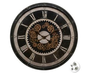 Atmosphera - Reloj de Pared Grande Estilo Retro y Vintage de 76 cm