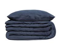 Atmosphera - Ropa de Cama - Gasa de algodón - Azul-Gris - 260x240 cm
