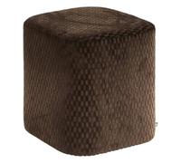 Atmosphera Selia - Puf cuadrado 35x35cm marrón