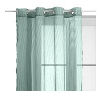 Atmosphera - Sheer Mila Rayas texturizadas140x240cm Verde celadón