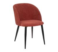 Atmosphera - Silla Celeste - Pana - Patas de Metal - Rosa Terracota