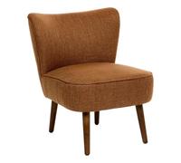 Atmosphera - Sillón aera de Tela ámbar l69xan57xal72,5 cm