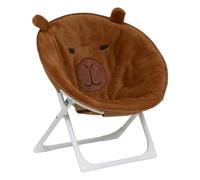 Atmosphera - Sillón Infantil Plegable faltem, 50 cm de Altura, Color marrón