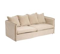 Atmosphera - Sofá Odile de 3 plazas, Color Beige