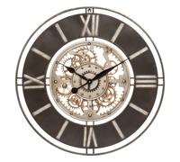 Atmosphera Soul - Reloj de Pared Vintage Mecánico de Metal D70cm - Encanto Retro
