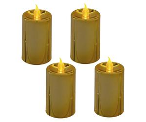 Atmosphera Vela LED Sin Llama Oro para Decoración Navideña