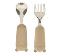 Atmosphera - Yum Juego de Cuchara y Tenedor l.16,5cm Beige