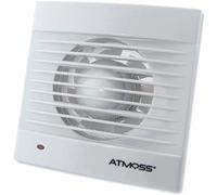 Atmoss Ventilador Extractor de baño 15W aire, Ultra silencioso (36db), Bajo consumo (15W), Válvula anti mosquitos integrada, CAUDAL: 180 M3/H, Extraplano (EXT-001R)