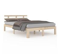 ATOMSTACK MAKER Cama de Madera Maciza 180 x 200 cm - Armazón Rústico de Pino Natural con Somier Integrado, Diseño Moderno y Estable para Colchón King Size (205,5 x 183,5 x 69,5 cm)